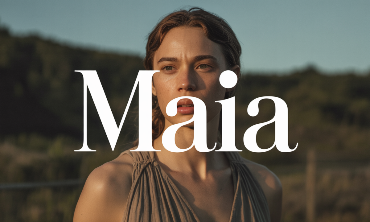 Illustration de Maia, Prénoms