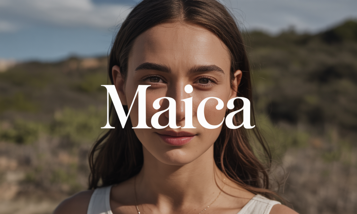 Illustration de Maica, Prénoms