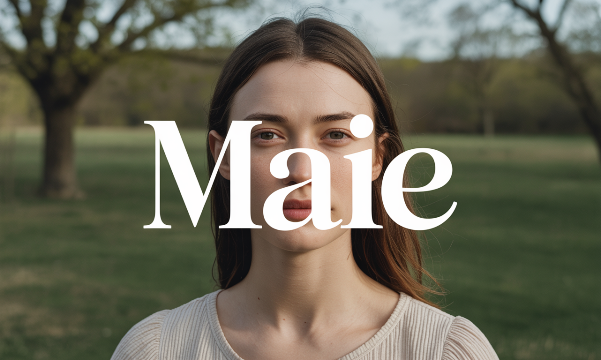 Illustration de Maie, Prénoms