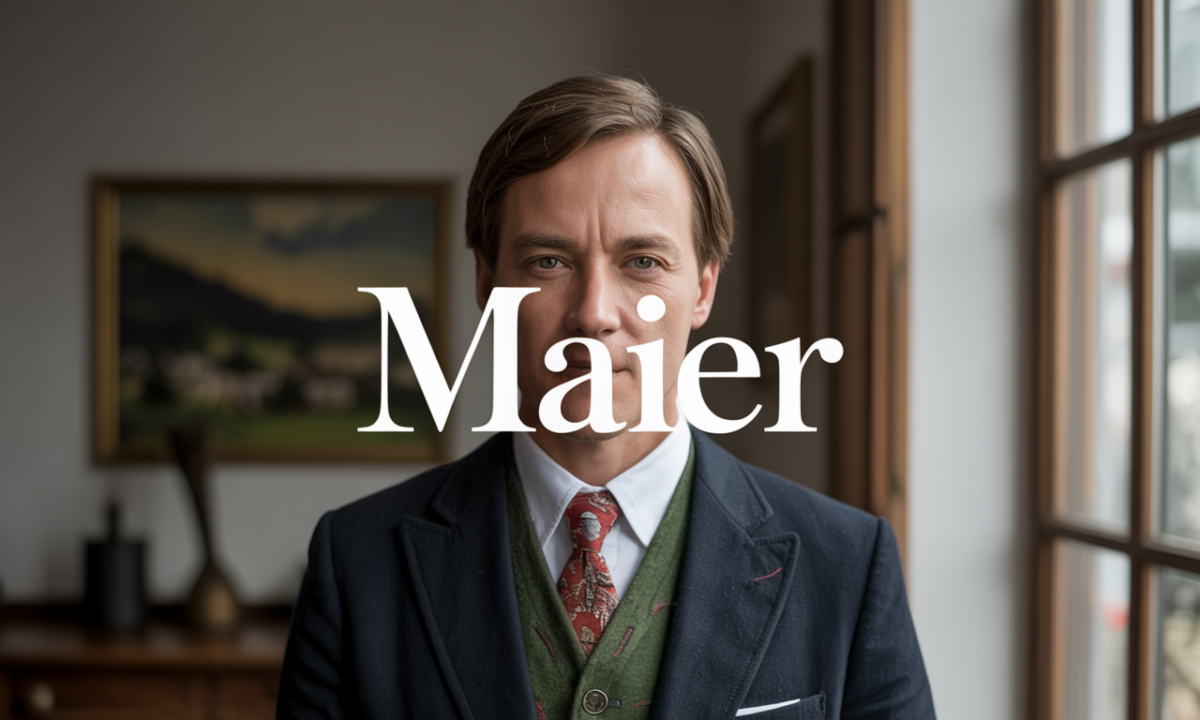 Illustration de Maier, Noms de famille