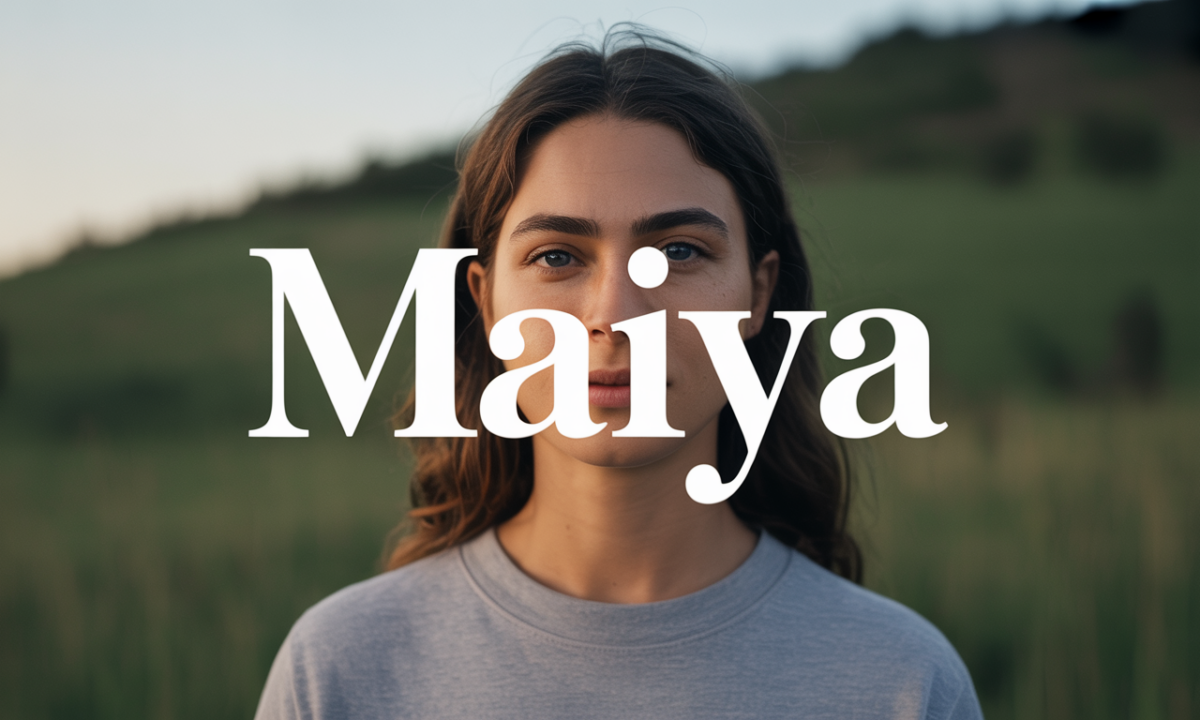 Illustration de Maiya, Prénoms