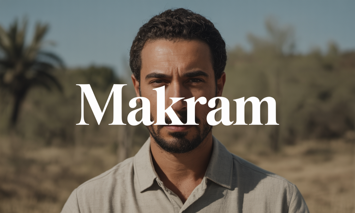 Illustration de Makram, Prénoms