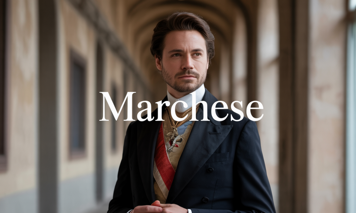 Illustration de Marchese, Noms de famille