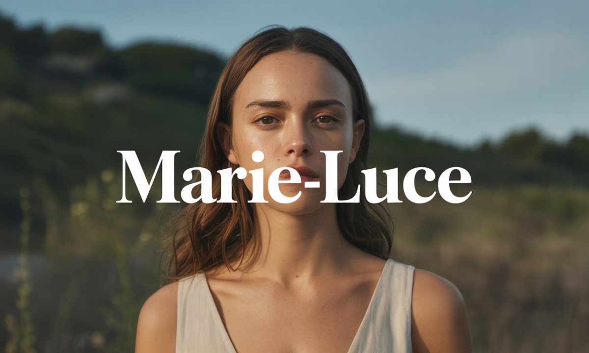 Illustration de Marie-Luce, Noms de famille