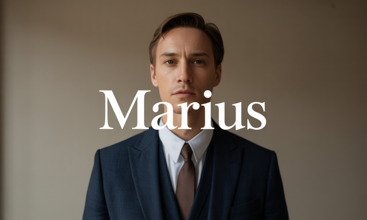 Illustration de Marius, Noms de famille