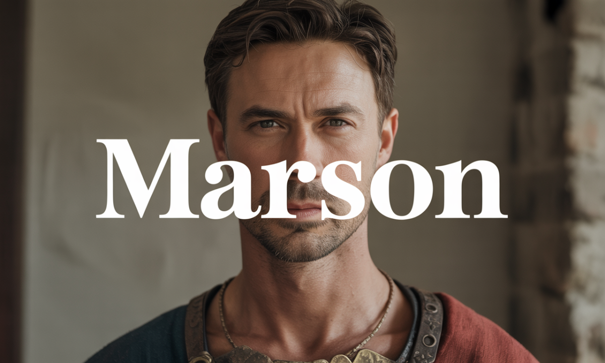 Illustration de Marson, Noms de famille