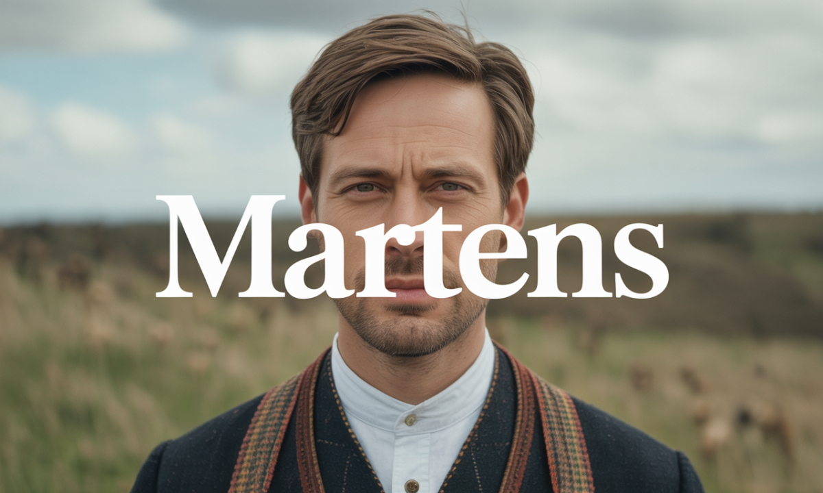 Illustration de Martens, Noms de famille