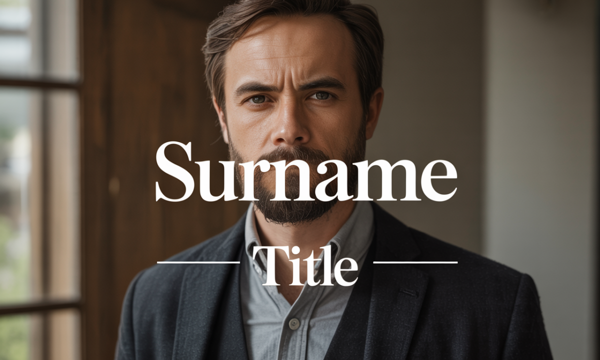 Illustration de Mention, Noms de famille