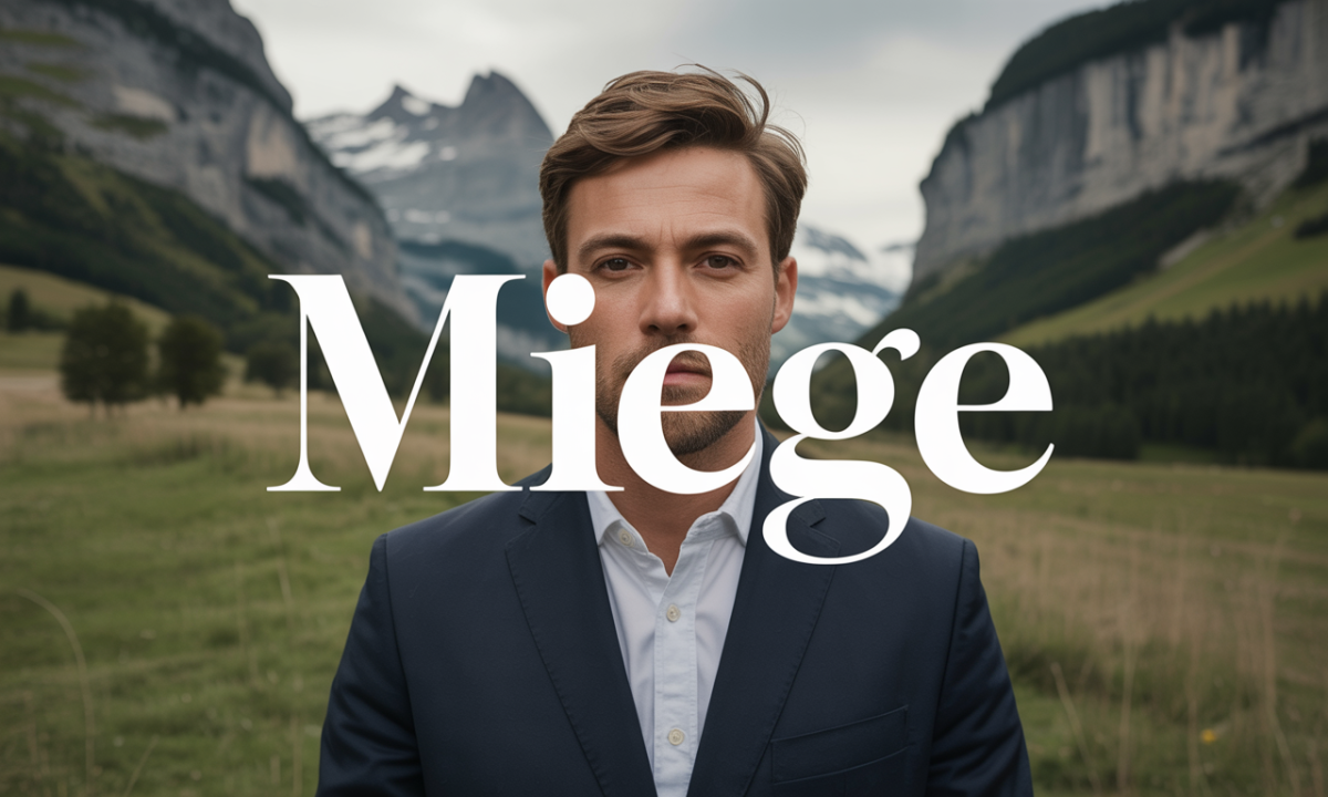 Illustration liée à l’origine et à l’histoire du nom de famille Miege