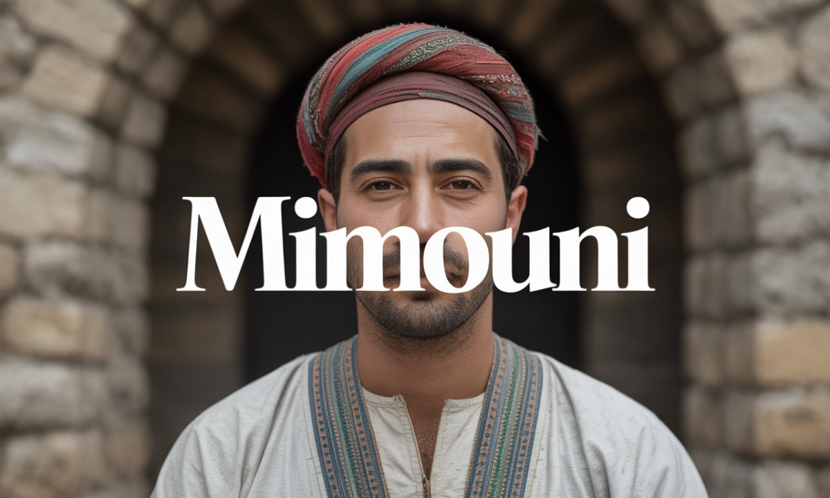 Illustration de Mimouni, Noms de famille