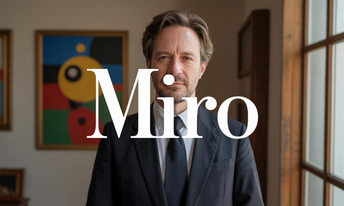 Illustration de Miro, Noms de famille