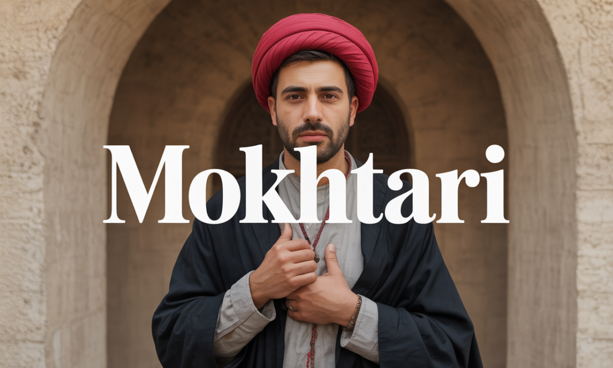 Illustration de Mokhtari, Noms de famille