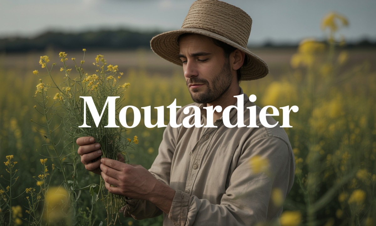 Illustration de Moutardier, Noms de famille