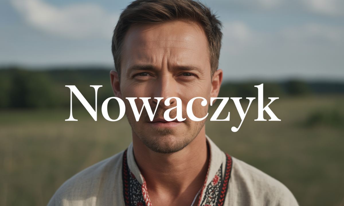 Illustration de Nowaczyk, Noms de famille