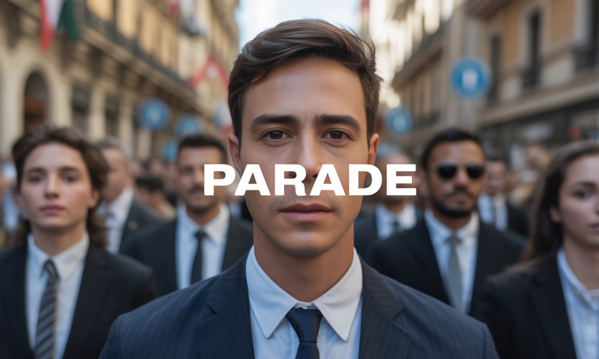 Illustration de Parade, Noms de famille