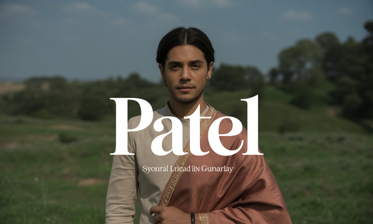 Illustration de Patel, Noms de famille