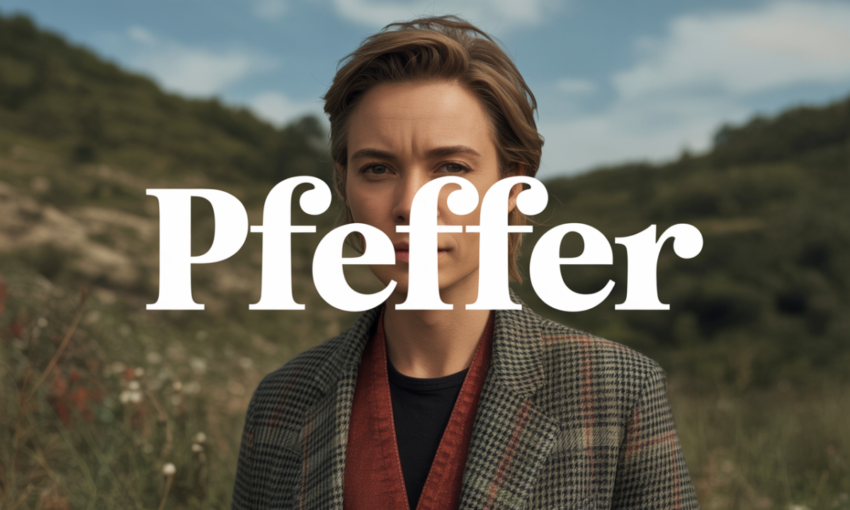 Illustration de Pfeffer, Noms de famille