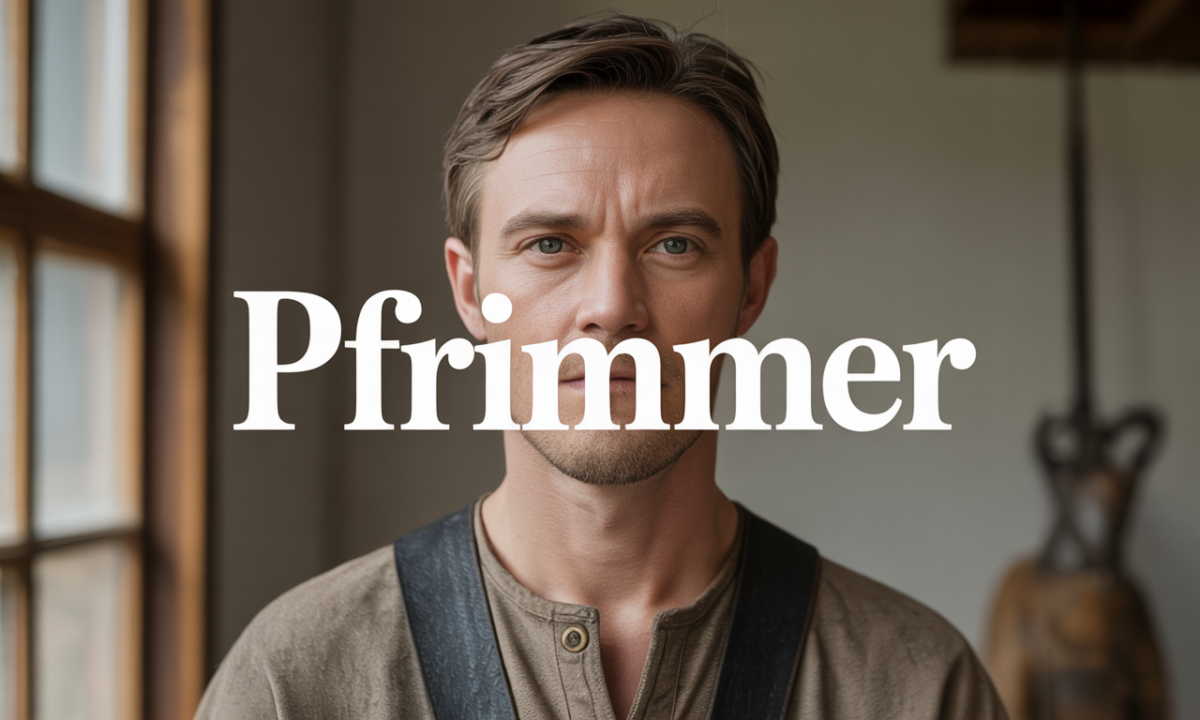 Illustration de Pfrimmer, Noms de famille