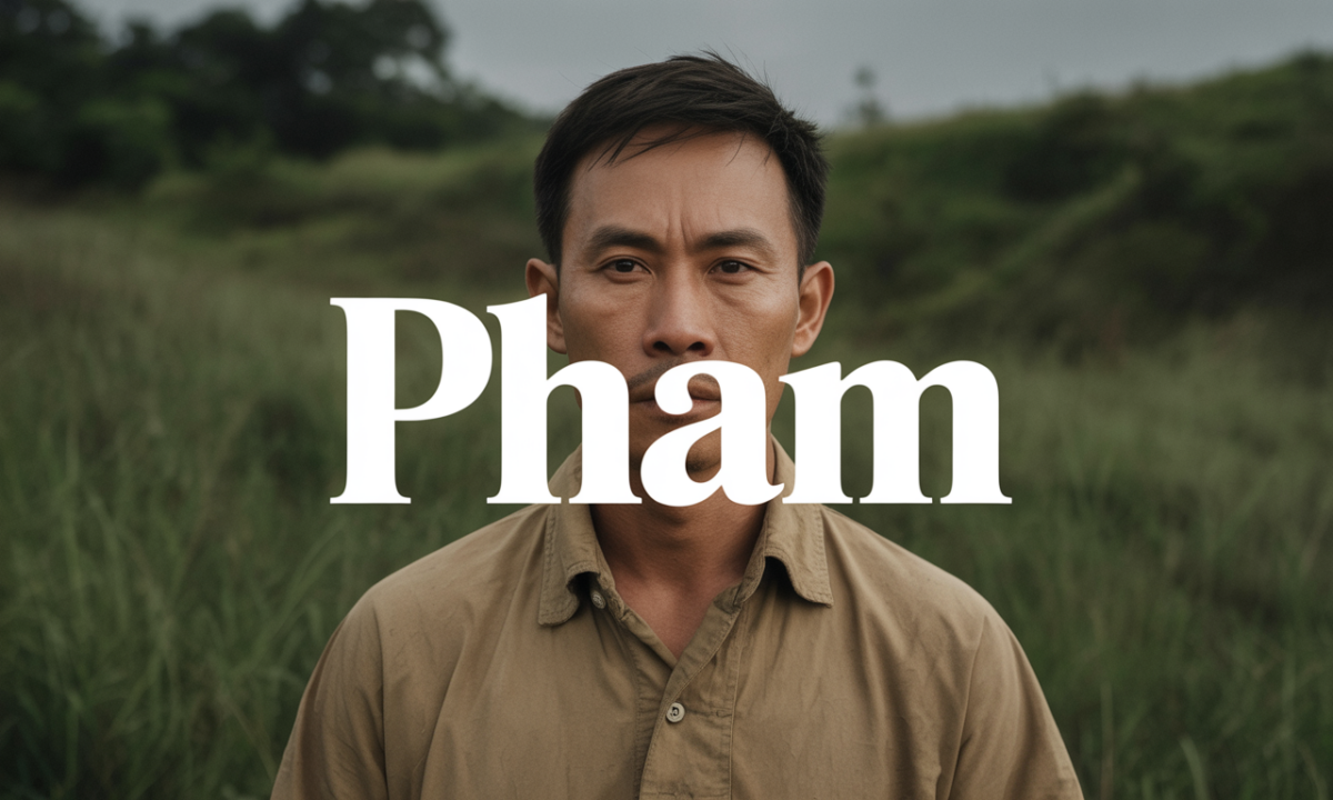 Illustration de Pham, Noms de famille