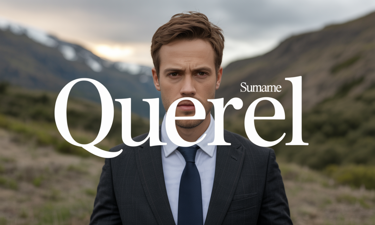 Illustration de Querel, Noms de famille