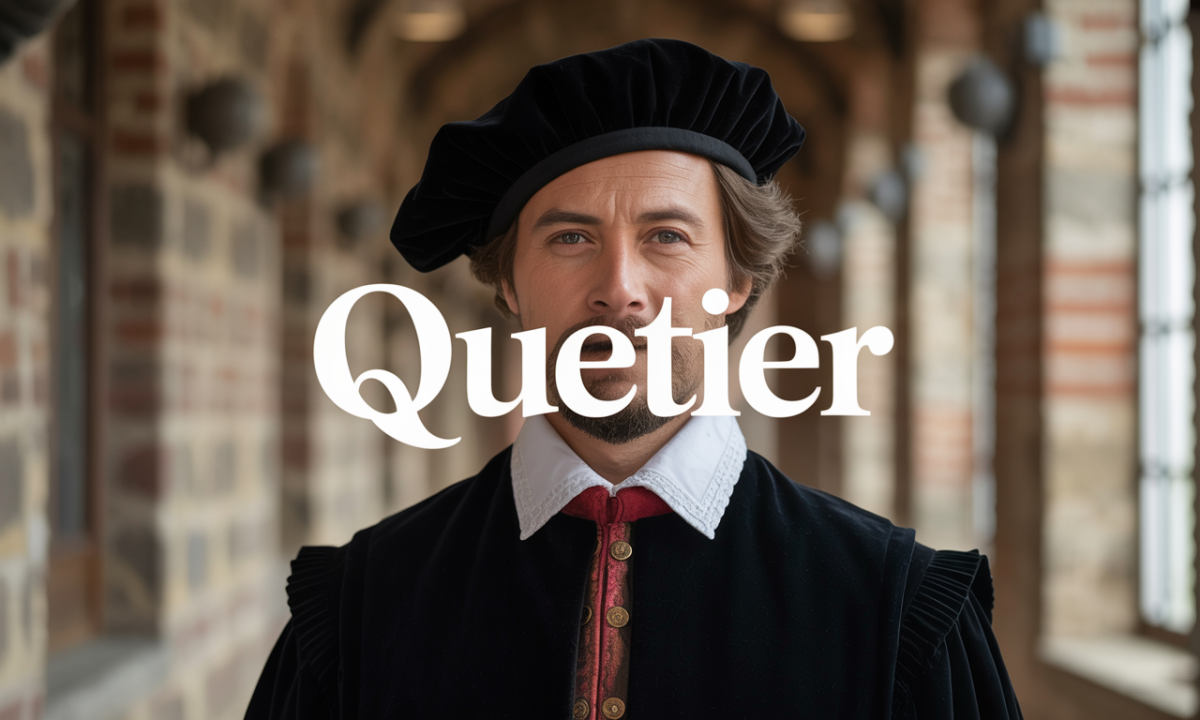 Illustration de Quetier, Noms de famille