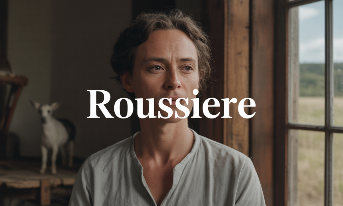 Illustration de Roussiere, Noms de famille