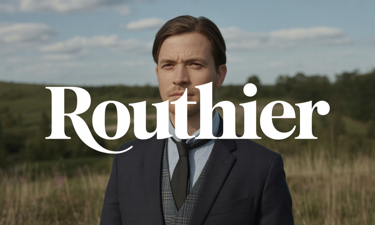 Illustration de Routhier, Noms de famille