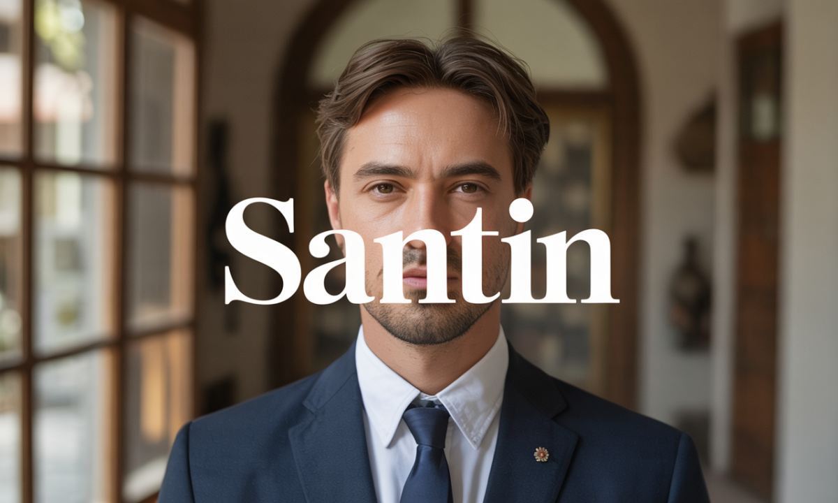 Illustration de Santin, Noms de famille