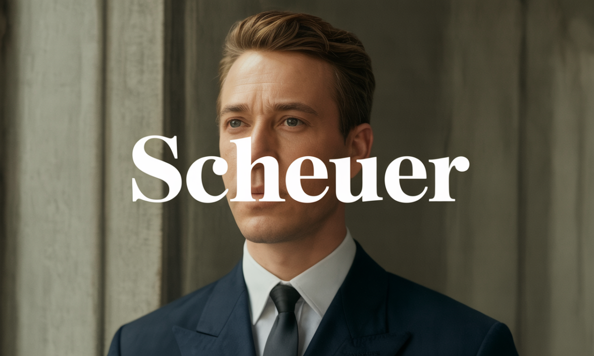 Illustration de Scheuer, Noms de famille