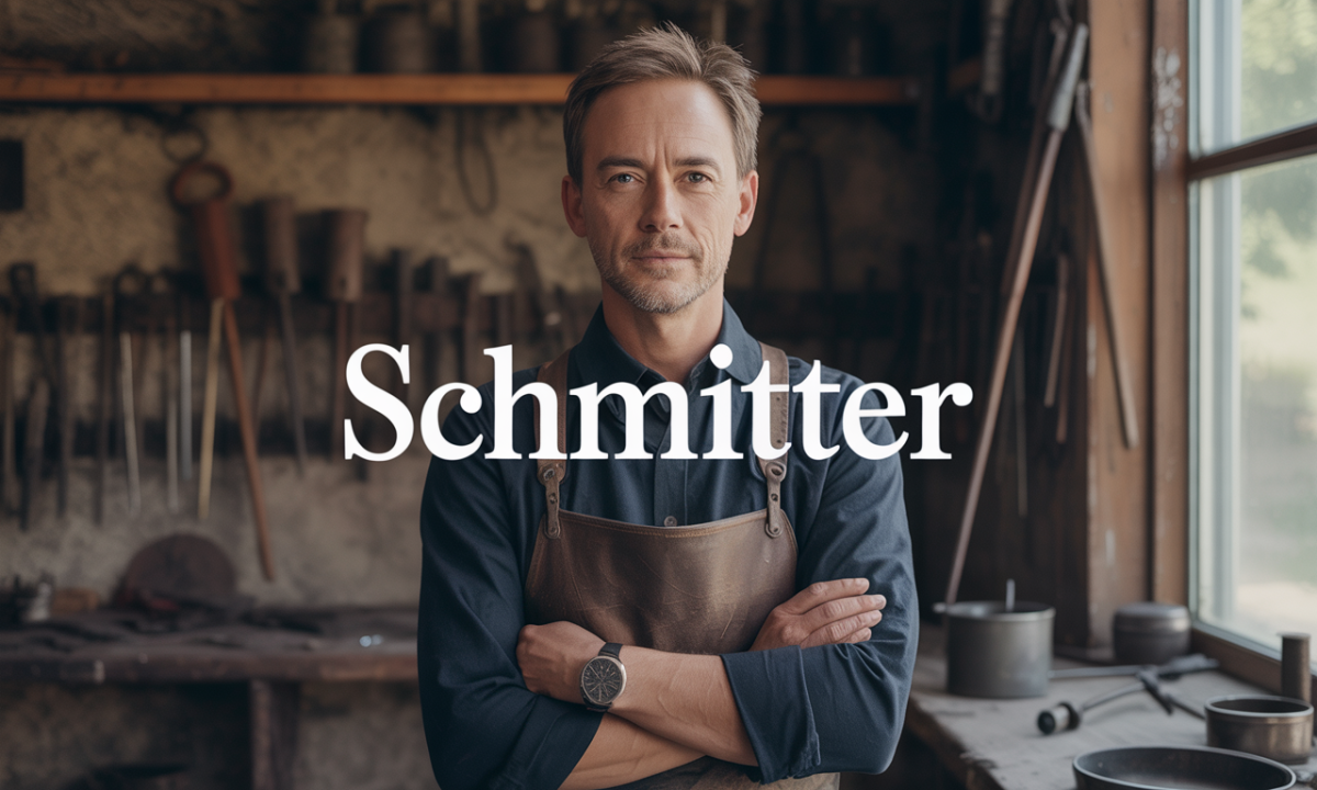 Illustration de Schmitter, Noms de famille