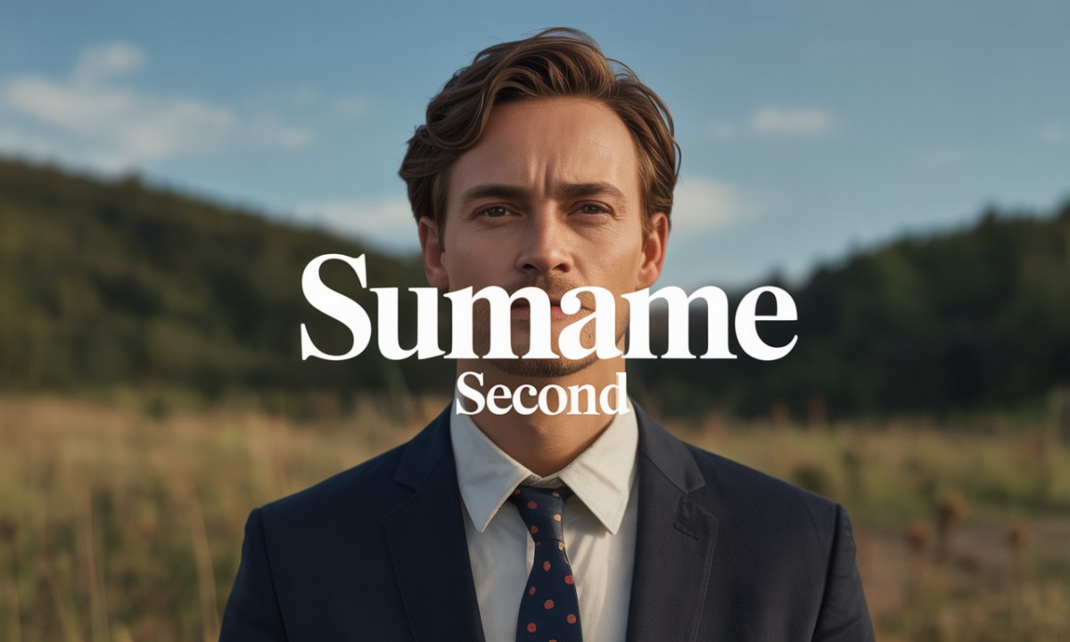 Illustration de Second, Noms de famille