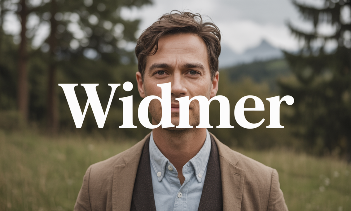 Illustration de Widmer, Noms de famille